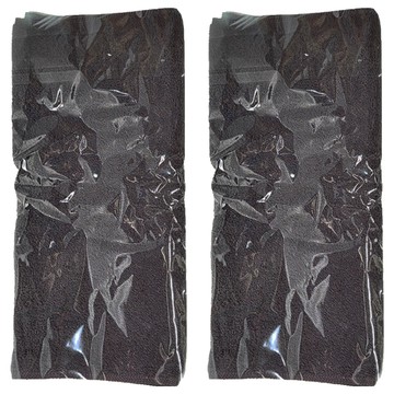 LIFE 來福牌 HS0526簡單素色毛巾 33*76CM 藍黑色  2入