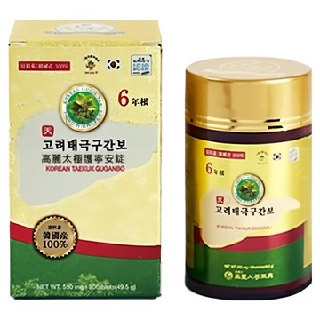 振興高麗人蔘 高麗太極護寧安錠 90顆  49.5g  1瓶