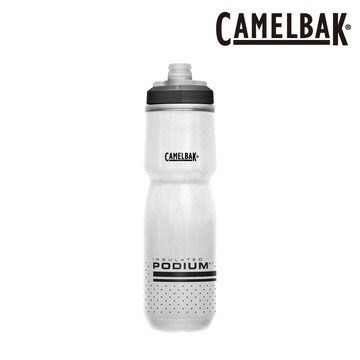 CAMELBAK PODIUM CHILL保冷噴射水瓶 CB1873101071｜710ml 白