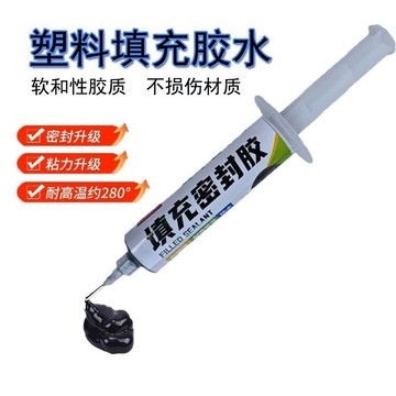 🔥臺灣發貨🔥防水密封膠 耐高溫填充 粘塑料件縫隙玻璃橡膠 車天窗鞋底強力黑膠水