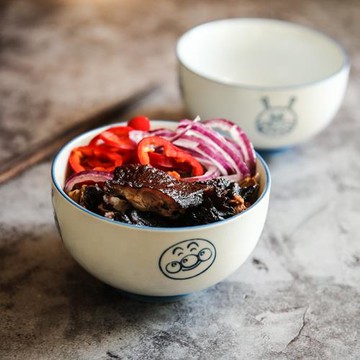 日單面包 超人手繪厚實款釉下彩陶瓷面湯碗 飯碗アンパンマン420g