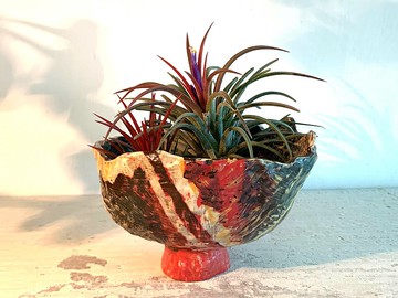 玩翻陶藝植栽器皿_陶器花器盆栽