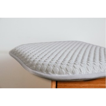 RICHOME涼感豆豆記憶乳膠防滑坐墊-灰