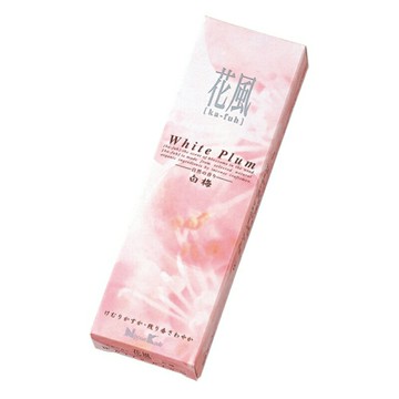 【日本香堂Nippon Kodo】日本製線香–花風 白梅(小) 約54g 臥香 薰香 線香 沈香 檀香 香氛 芳香 擴香