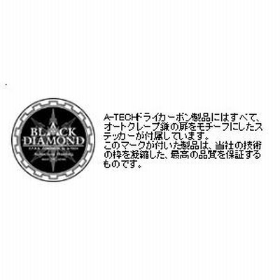 A-TECH エーテック タンクパッド 素材：綾織ドライカーボン(DC