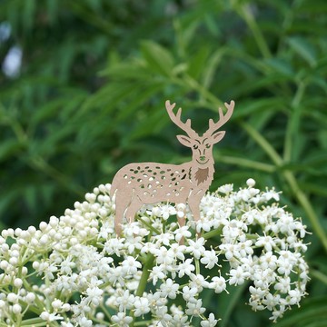 麥麥動物園-臺灣梅花鹿  紙雕書籤 | 可愛動物 療癒小物 文具送禮