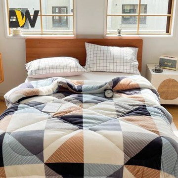 夢之語  防靜電雙面加厚 法蘭絨暖暖被 (畢卡索) 150X200cm-1入