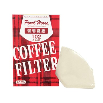 寶馬牌咖啡濾紙/102/適2~4人/16cm/40枚/盒