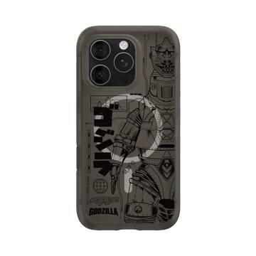 iPhone 16 Pro AirX 本質黑 - 哥吉拉 Godzilla - 機械哥吉拉(黑)