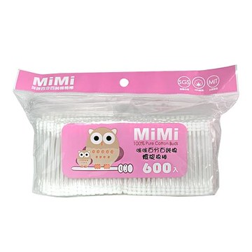 咪咪純棉螺旋棉花棒(600入)