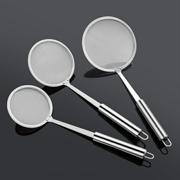 [Hare.D]現貨 新款不銹鋼濾油勺 304不鏽鋼濾油勺 篩網勺 洗雜糧 撈浮沫 漏勺 過濾勺 過濾網 撈油網