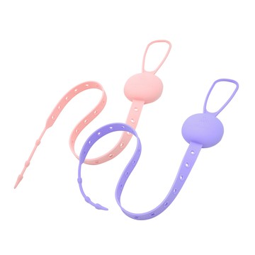 MARCUS＆MARCUS - 多用途可調收納防掉帶2入組-粉+紫