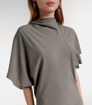 Rick Owens Seb draped midi dress