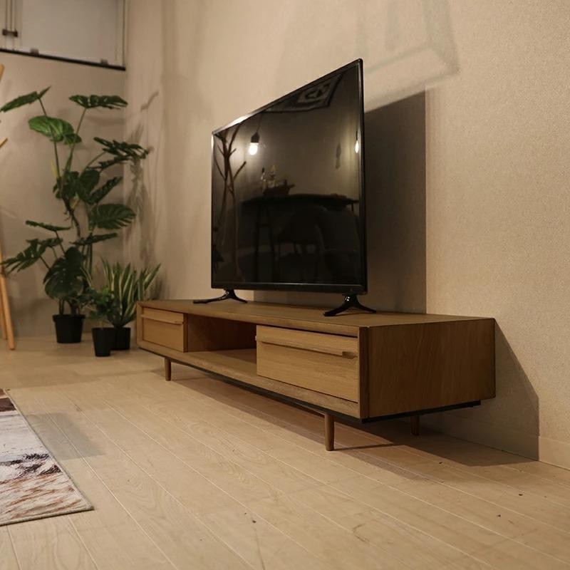 24時間限定クーポン配布中 テレビ台 150cm テレビボード ナチュラル色/全3色 日本製 天然木オーク材 完成品 ローボード 収納付きテレビ台 北欧スタイル  TIMT | LINEブランドカタログ