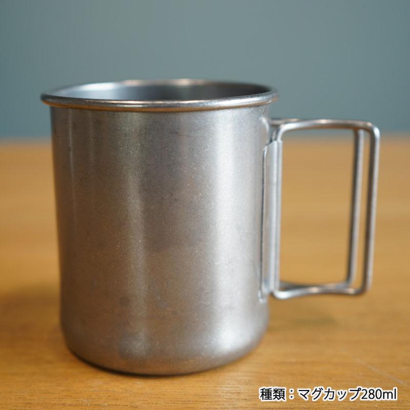 STAINLESS MAG CUPダメージ加工 ステンレス 無骨 マグカップ ダメージ加工 キャンプ アウトドア スタッキング デミタスカップ コップ