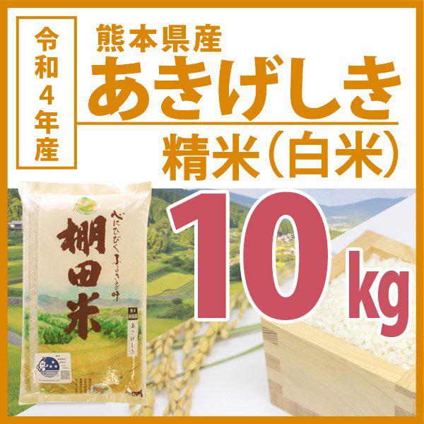 棚田米 令和5年産 熊本県あきげしき精米 10kg