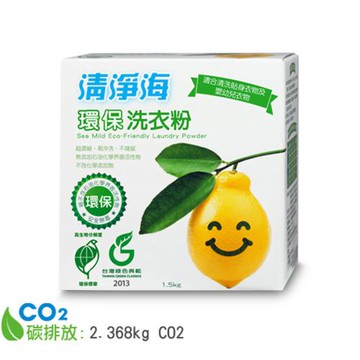 清淨海 環保洗衣粉(檸檬) 1.5kg 六入
