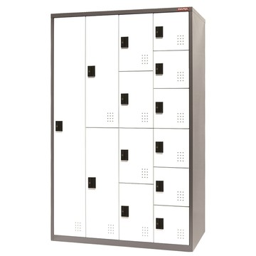 樹德鋼製四排13格一般鎖置物櫃 FC-M413K