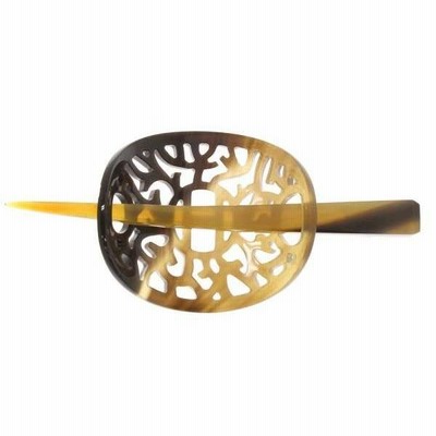 エルメス かんざし ヘアアクセサリー 水牛 ヘアピック HERMES 髪留め 