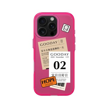 iPhone 16 Pro Clear 粉漾桃 - 好日曆 GOODAY (星期安有限公司) - 宜日日好日
