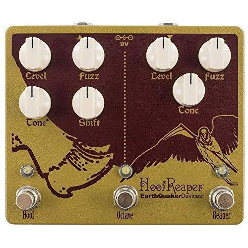 EarthQuaker Devices Hoof Reaper V2 Double Fuzz Guitar Effects Pedal with Oc