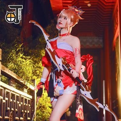 猫と三町目 原神 コスプレ 宵宮 ヨイミヤ 失落深渊 衣装 ※ウィッグ 靴