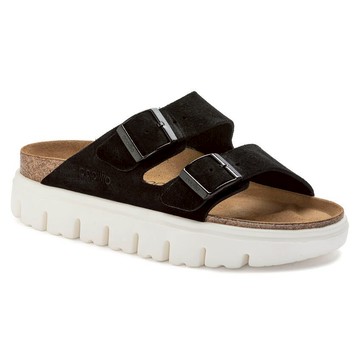 BIRKENSTOCK 勃肯 / Arizona / 反毛皮 / 厚底系列 / 黑色