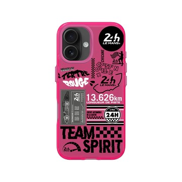 iPhone 16 Clear 粉漾桃 - 24 Hours of Le Mans - Graffiti