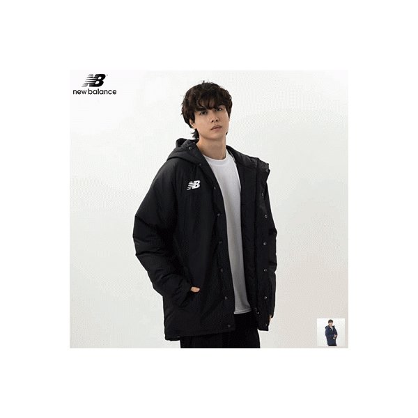 new-balance newbalance ニューバランス 中綿コート パデットハーフコート ベンチコート アウター ジャンパー メンズ 男性用  JMJF1423 通販 LINEポイント最大GET | LINEショッピング