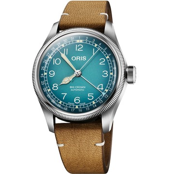 ORIS BIG CROWN X Cervo Volante聯名 指針式日期錶 套錶-冰川藍 0175477794065-Set
