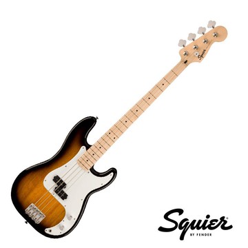 Squier 電貝斯 Sonic Precision Bass 並列式 單線圈 楓木指板 漸層色【黃石樂器】
