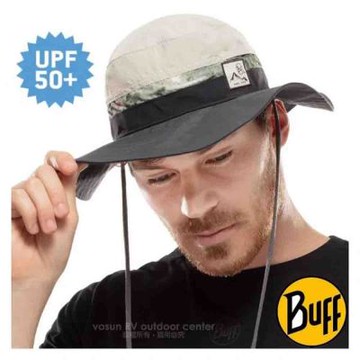 【西班牙 BUFF】高防曬 Booney Hat 抗UV可收納圓盤帽(輕量快乾.可折疊收納.UPF 50+)中盤帽.防晒遮陽帽.休閒帽_125344 高嶺雪斑