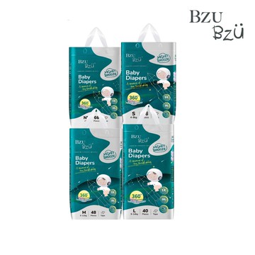 【蝦皮直營】BZU BZU絲柔乾爽紙尿褲（黏貼型） 尿布 尿褲