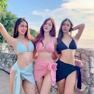 泳衣女款比基尼高級感分體純欲風2023新款夏季性感網紅同款沙灘裙