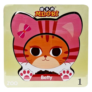 MDOBI 摩多比 1號 Zoo大集合 瓦楞紙 貓抓板  39.5 x 39.5 x 30.5cm  betty貓  1個