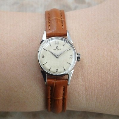 【稼働品】オメガ■レディースウォッチ12 オメガ 1950'S Ladies レディース アンティークウォッチ 3-6-9