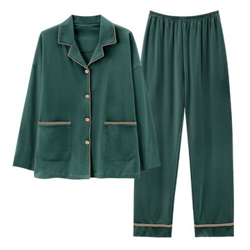 北極絨長袖睡衣女士春秋季純棉2025年新款開衫可愛學生家居服套裝