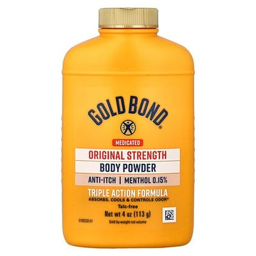 Gold Bond, 爽身粉，原始強度，4 盎司（113 克）