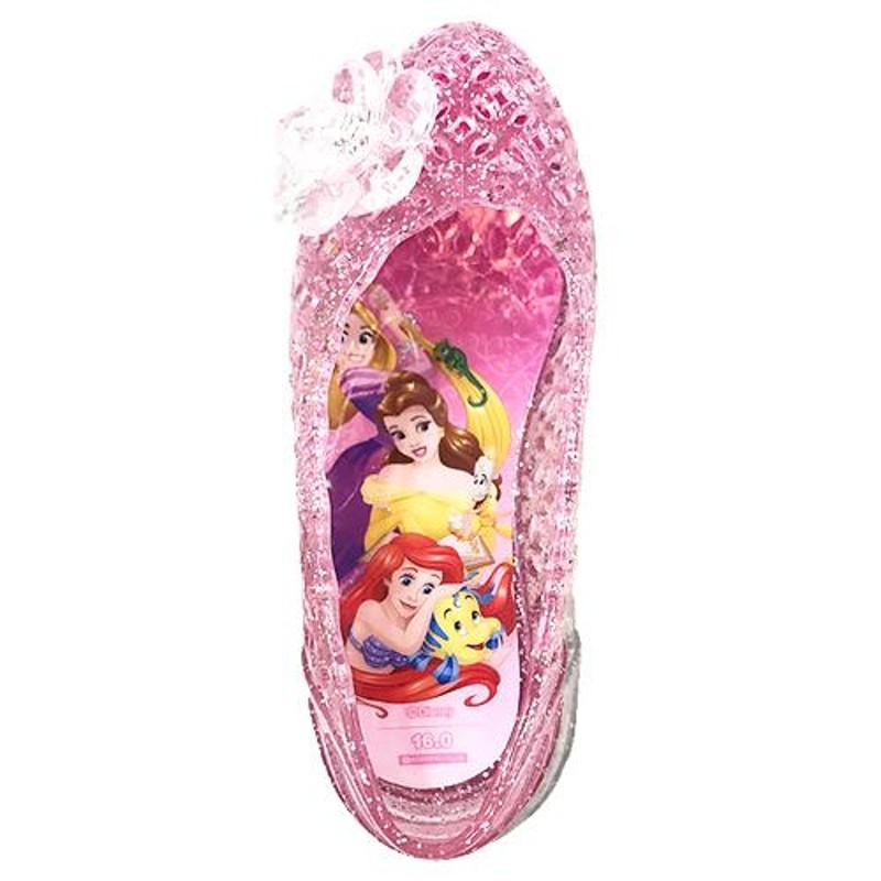 ディズニー プリンセス ガラスの靴 ピンク 7131-01 15〜19cm Disney ビーチ グッズ バレエシューズ サンダル アリエル  ラプンツェル ベル | LINEブランドカタログ