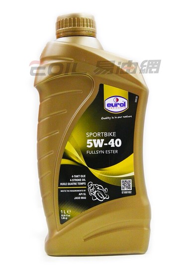 Eurol SPORTBIKE 5W40 4T 全合成 機車機油【299免運領券再享折扣】