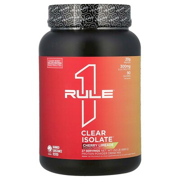 Rule One Proteins, Clear Isolate™，櫻桃檸檬水味，1.52 磅（689 克）