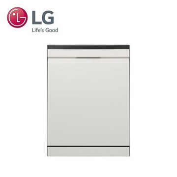 LG樂金 14人份 自動開門獨立式WiFi蒸氣洗碗機 雪霧白 DFB335HE