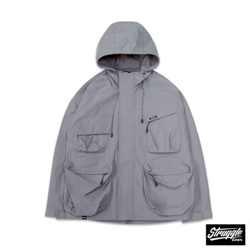 【StruggleGear】機能防風防潑水外套「灰色」M~XL｜官方旗艦店98944