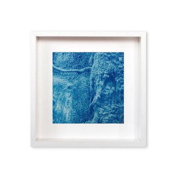 【攝影藝術】藍色攝影掛畫/樹皮掛畫/餐廳掛畫/木框/簡約風格