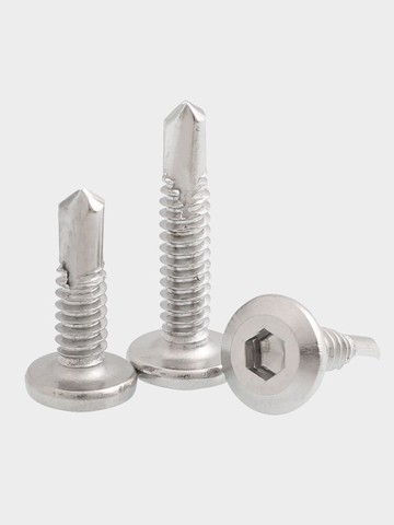 M5M6M5.3M5.5M6.3 410不銹鋼平頭內六角鉆尾倒邊自攻自鉆燕尾螺絲