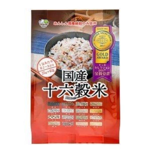 国産十六穀米スティック　25ｇ×6包（種商）