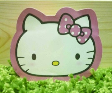 【震撼精品百貨】Hello Kitty 凱蒂貓 便條 螢光5色-粉頭【共1款】 震撼日式精品百貨
