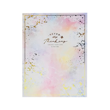 SEASON Paper&Gift 四季紙品禮品 A4精裝資料簿 Set 30入 美術紙硬板封面 0.06mm特厚透明PP內頁  粉紋  1本