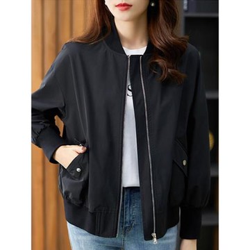 短外套女士裝春秋冬2025年新款高端小個子棒球服夾克風衣時尚上衣