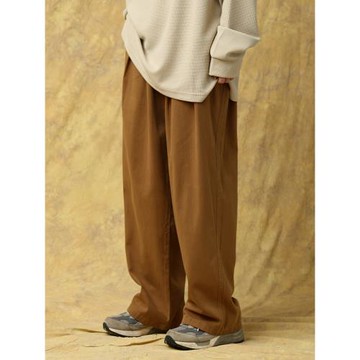 攝計秋季新款日系直筒休閑工裝褲子男CityBoy基礎百搭寬松長褲潮